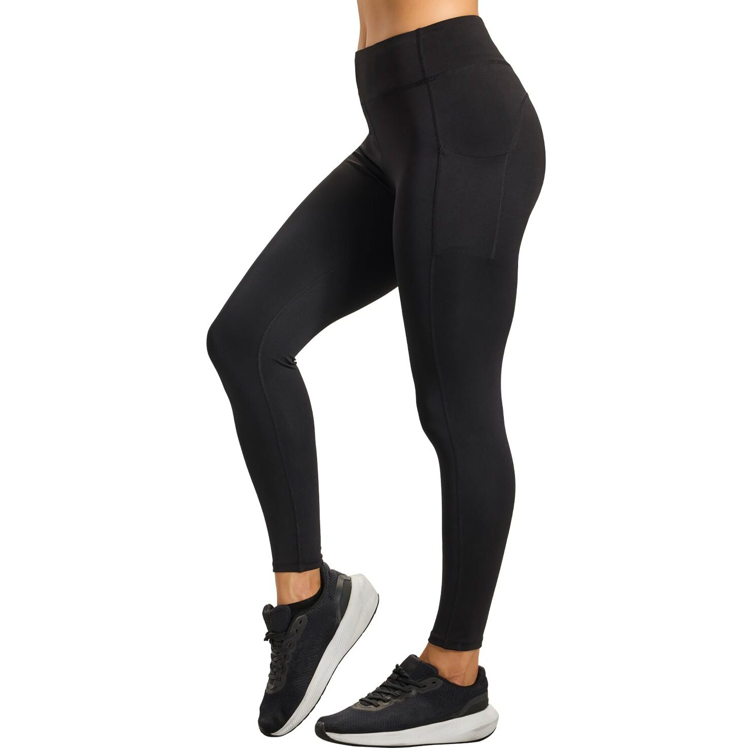 Boldfit Gym Wear For Women Leggings Regular Wear Yoga Pants For Women Gym Leggings For Women & Gym Pants For Women Everyday Multipurpose Pants For Women Sports Tights For Women Activewear Black Xl