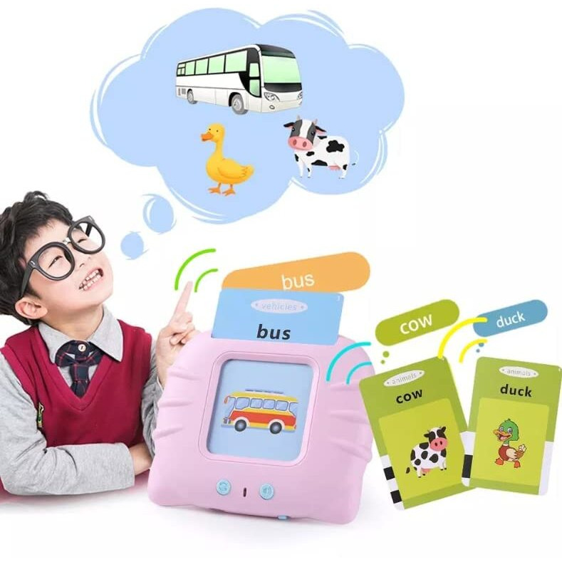 Super Toy 112 Talking Baby Double Sided Flash Cards Educational Toys For 1 2 3 4 Years Old, Early Learning Educational Electronic Interactive Montessori Toys For Boys Girls Toddlers Kids Birthday Gift