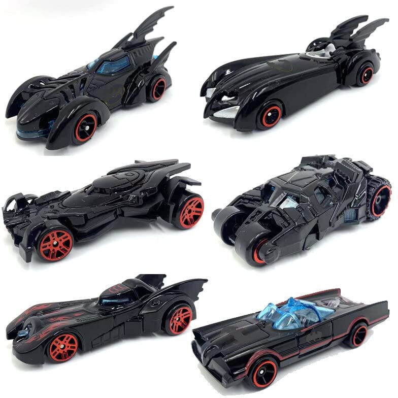Pluspoint Black Super Hero Metal Cars Set Push N Go 6 Pc Vehicles, Racing Cars Play Set For Toddlers,Boys Die-Cast Car Set, Cake Decorations Topper Birthday Gift(Bat 6Pc)