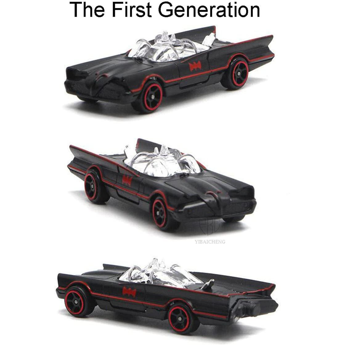 Pluspoint Black Super Hero Metal Cars Set Push N Go 6 Pc Vehicles, Racing Cars Play Set For Toddlers,Boys Die-Cast Car Set, Cake Decorations Topper Birthday Gift(Bat 6Pc)