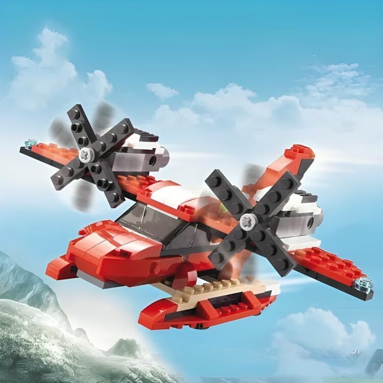 Umadiya Roaring Power Architect 3 In 1 Building Blocks Brick Set Dinosaur Aircraft Car Toy For Kids, Best Creativity Skills & Engineering Stem Educational Die Toys For Childrens, Set Of 1