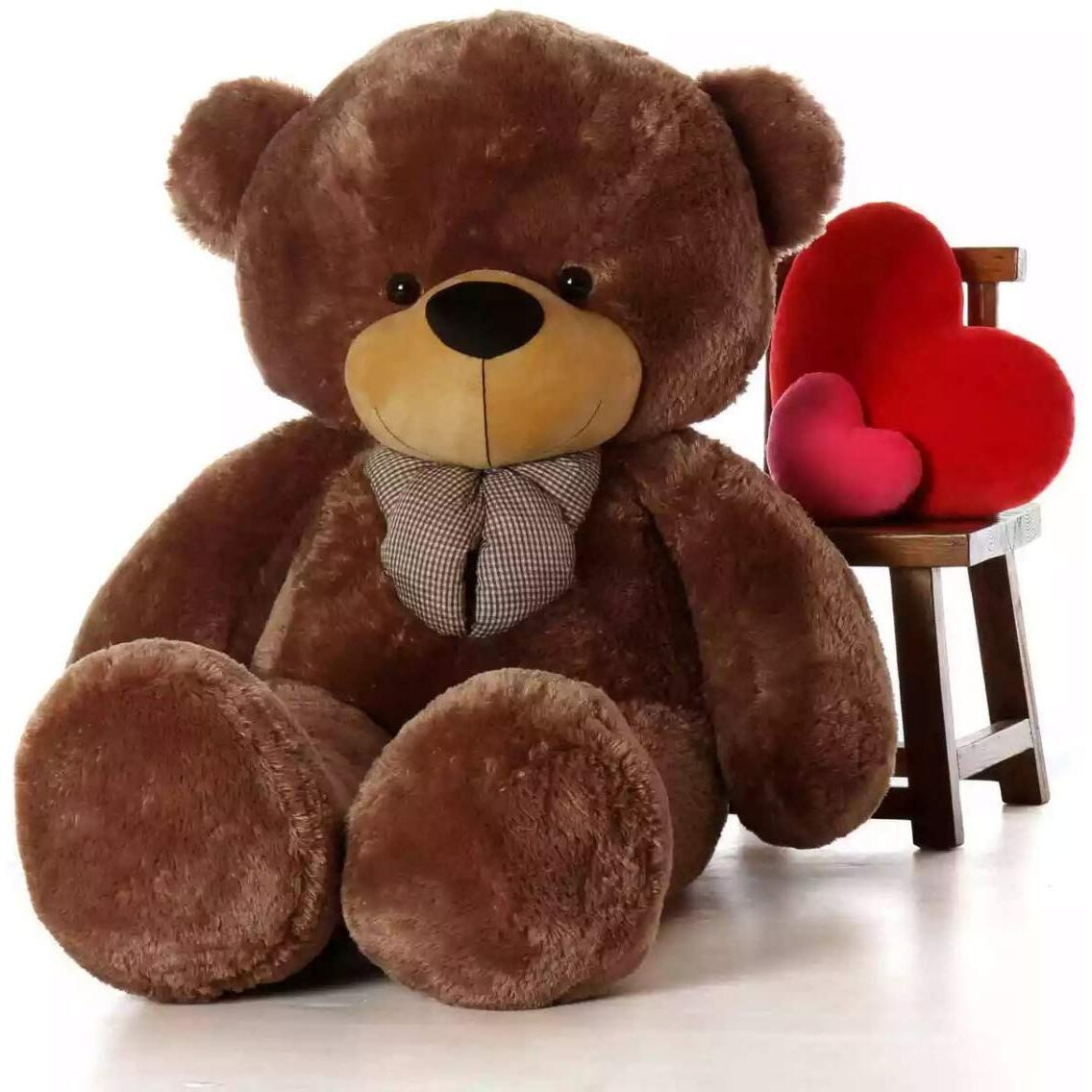 Hug 'N' Feel Soft Toys 6 Feet Coffee Brown Giant Teddy Bear Soft, Plush,Cuddly Stuffed Animal For Kids, Birthdays, Anniversaries, Valentine's Day,Special Occasions Large Huggable