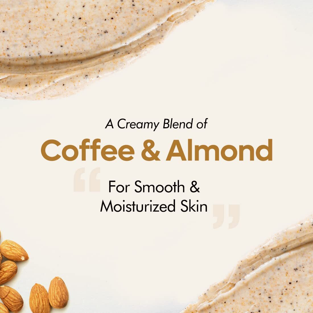 Mcaffeine Almond & Coffee Body Scrub For Tan Removal | Exfoliator Creamy Bathing Body Scrub For Dry Skin | Exfoliating Scrub For Body For Women And Men | Natural And Vegan - 200Gm