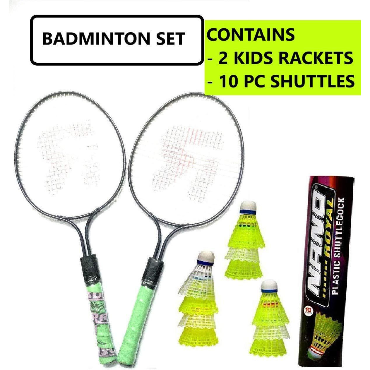 Toyshine 3 In 1 Super Sports Combo For Age 3 - 7 Years | Cricket | Badminton | Football -Multi Color