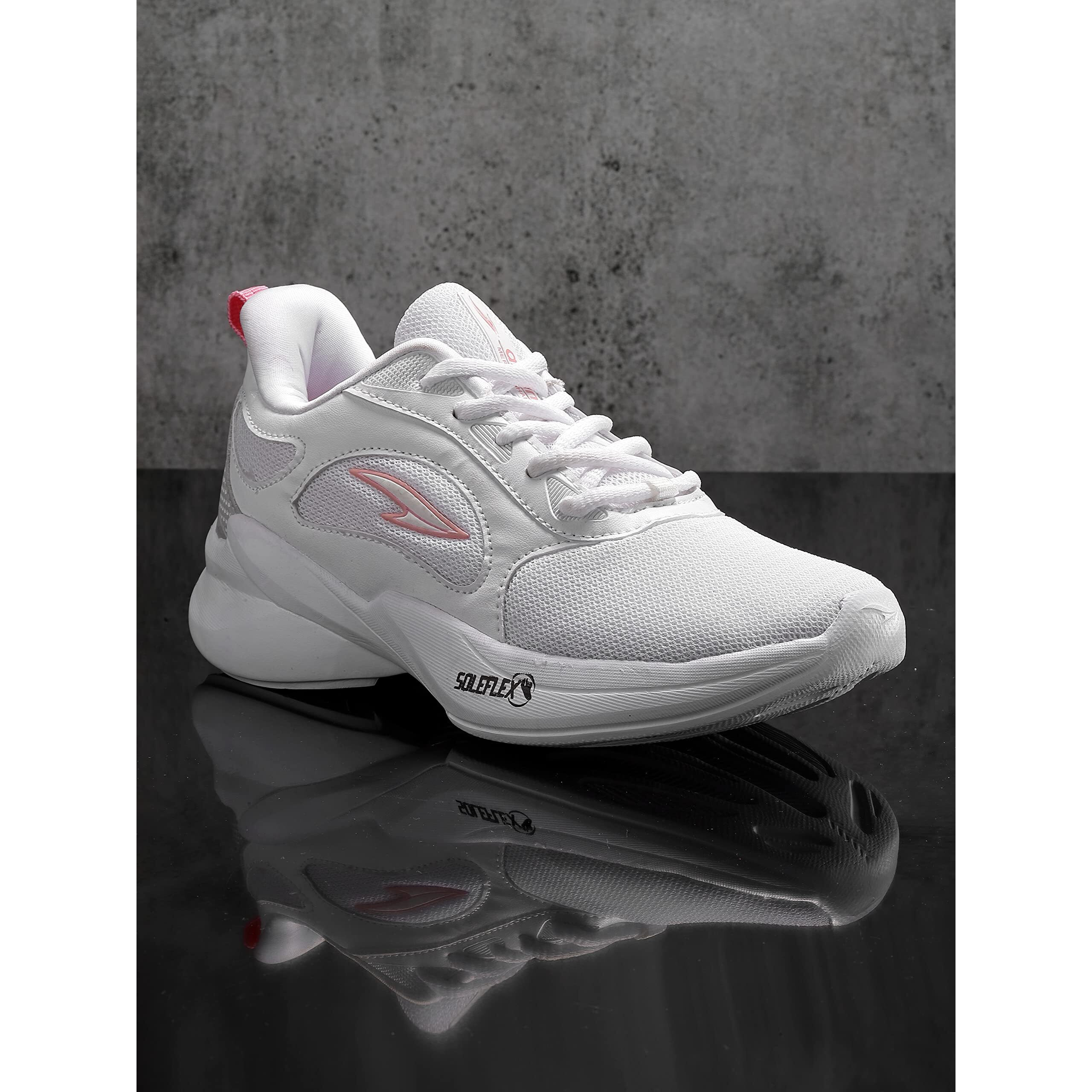Asian Firefly-04 Sports & Casual Shoes Max Cushion With Memory Form Lightweight Eva Sole Extra Shoes For Women & Girls White