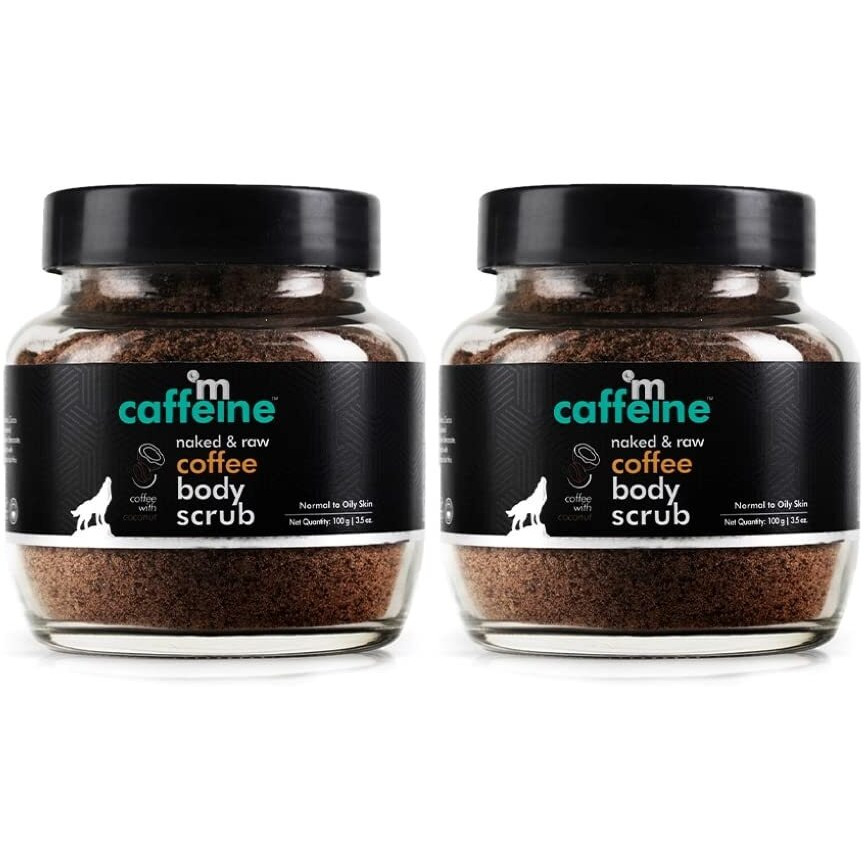 Mcaffeine Exfoliating Coffee Body Scrub For Soft-Smooth Skin&Tan Removal|Unisex Body Scrub|De-Tan Bathing Scrub With Coconut Oil,Removes Dirt&Dead Skin|All Skin Types-Combo Saver Pack Of 2(200Gm)