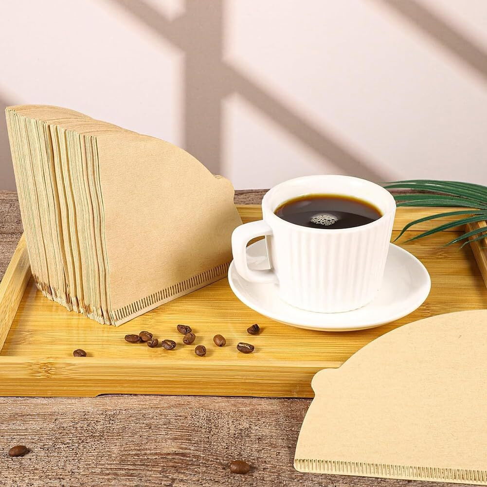 Hodaqe Coffee Filter For Coffee Dripper And Drip Coffee Maker Cone Coffee Filters Disposable Pour Over Coffee Filter 100 Pcs