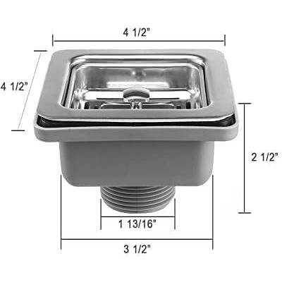 Arquin 30 X 18 X 10 Inches Handmade Matt Finish Single Bowl 304 Grade Stainless Steel Kitchen Sink/Basin For Kitchen With Square Drainer And Ss Fruit Basket.