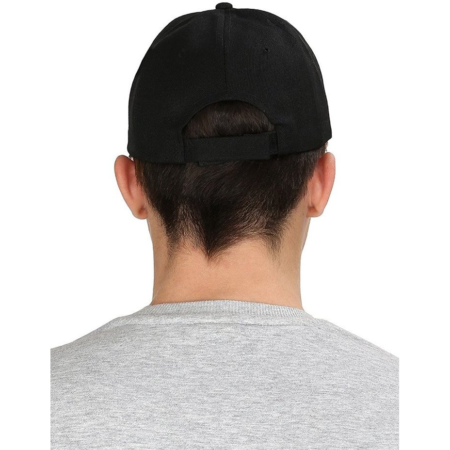 Drunken Cap For Men Women Topi Unisex Head Branded Boy's Girl's Caps Adjustable Strap Summer Sports Cricket Gym Dance Cotton Free Size Woolen Fashion Baseball Hip Hop Helmet Winter Snapback (Black)