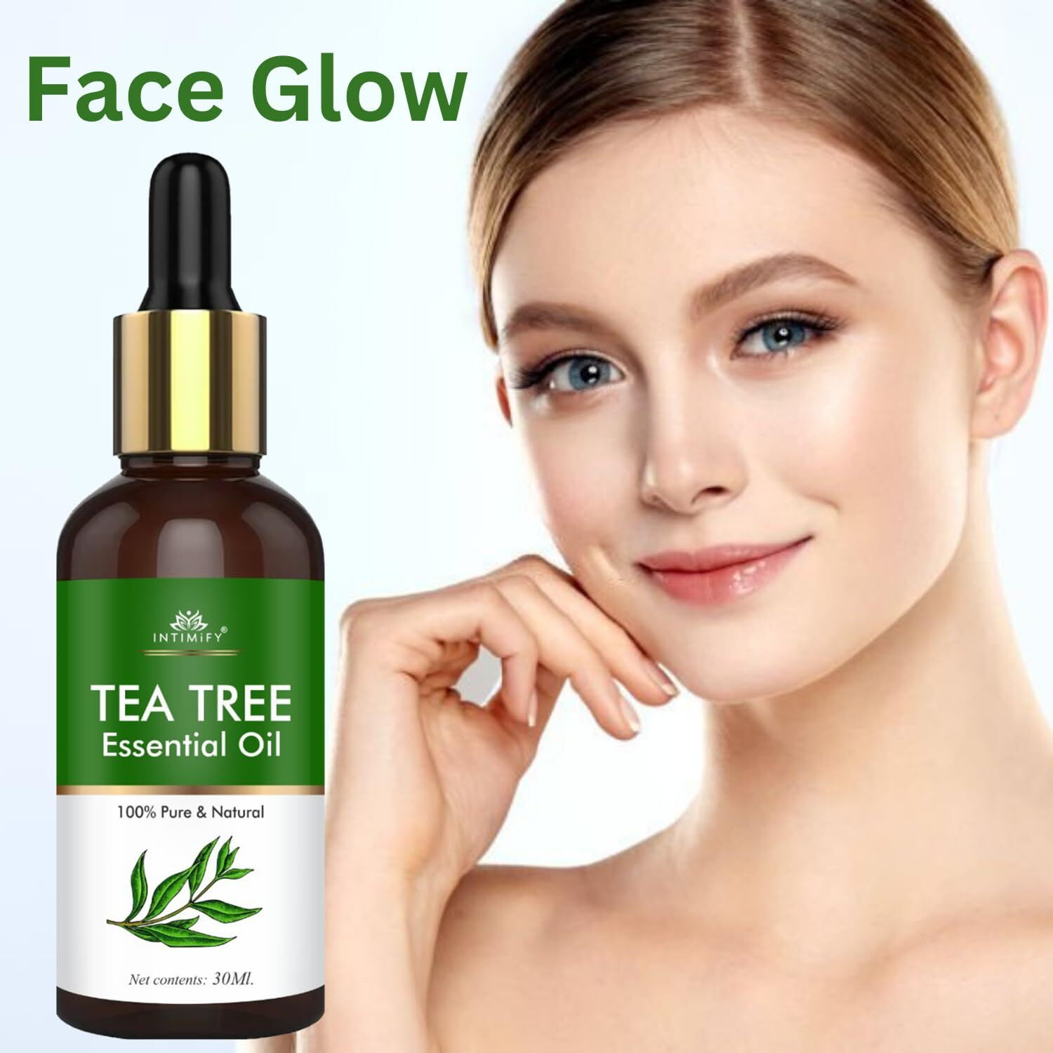 Intimify Tea Tree Essential Oil For Hair, Skin & Face Acne Care | Promote Hair Growth | Aromatherapy | Women & Men | 30 Ml (Pack Of 1)