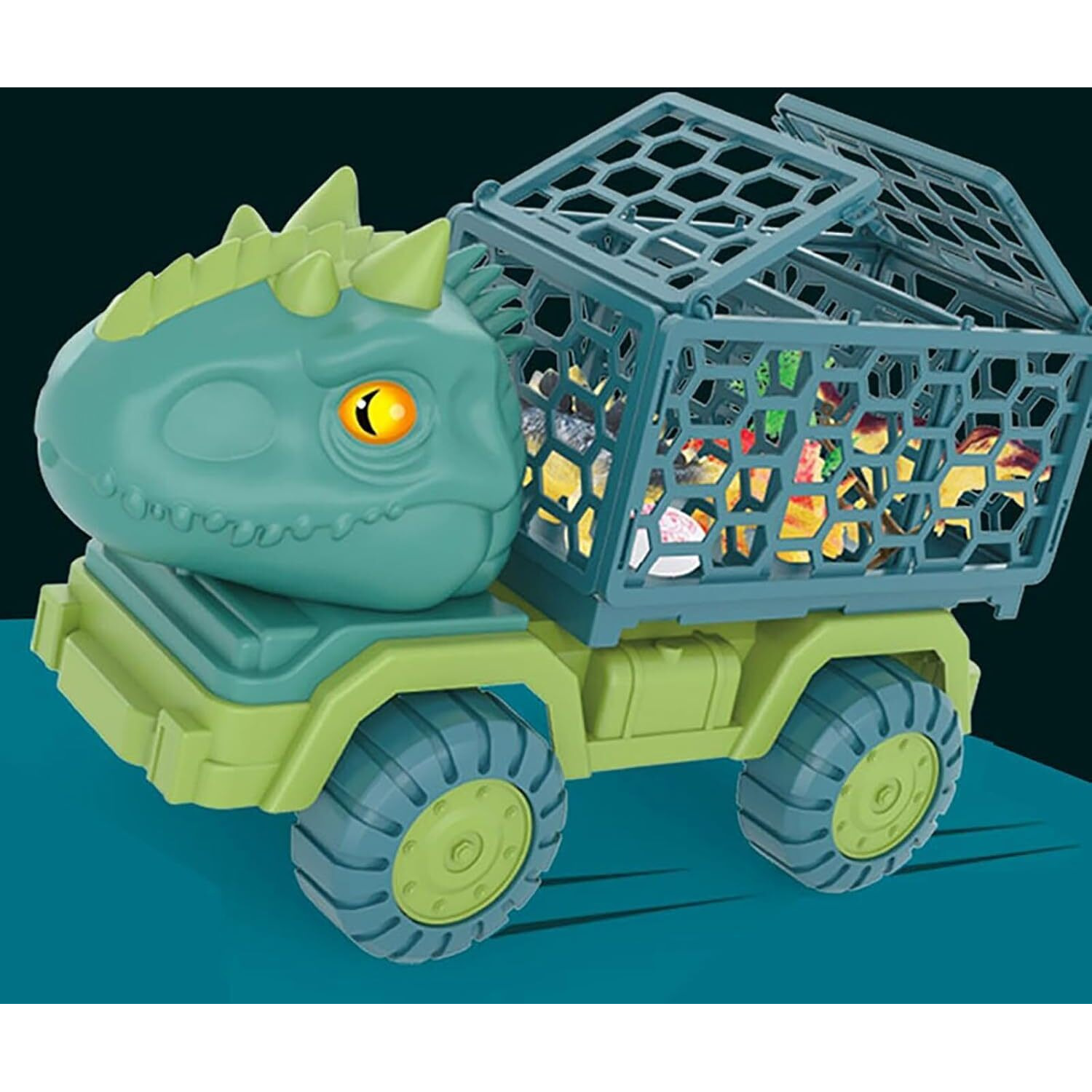 Lefan Dinosaur Transport Truck Toys Educational Dinosaur Toys For 3 4 5 6 7 8 9 10 Years Old Boys Girls Kids Gifts 3 Dino Figures Toys Dinosaur Play Set For Boys And Girls,Multicolor