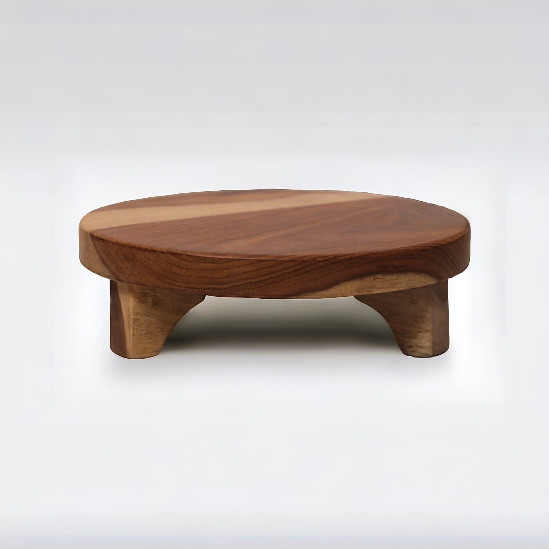 Vesta Homes Wooden Chakla/Pastryboard For Kitchen | Premium Solid Wood Roti Rolling Board | 10 * 10 * 3 Inches | No Chemical Polish | Handmade In India