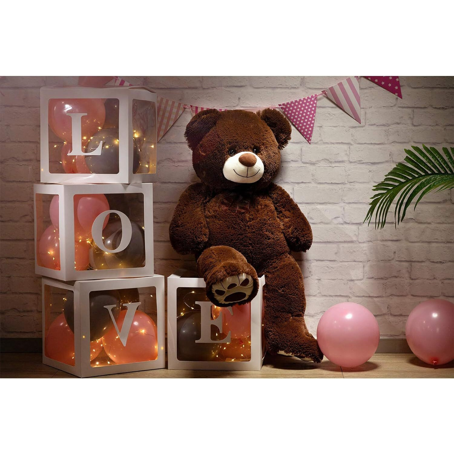 Hug 'N' Feel Soft Toys 3 Feet Coffee Brown Giant Teddy Bear Soft, Plush,Cuddly Stuffed Animal For Kids, Birthdays, Anniversaries, Valentine's Day,Special Occasions Large Huggable