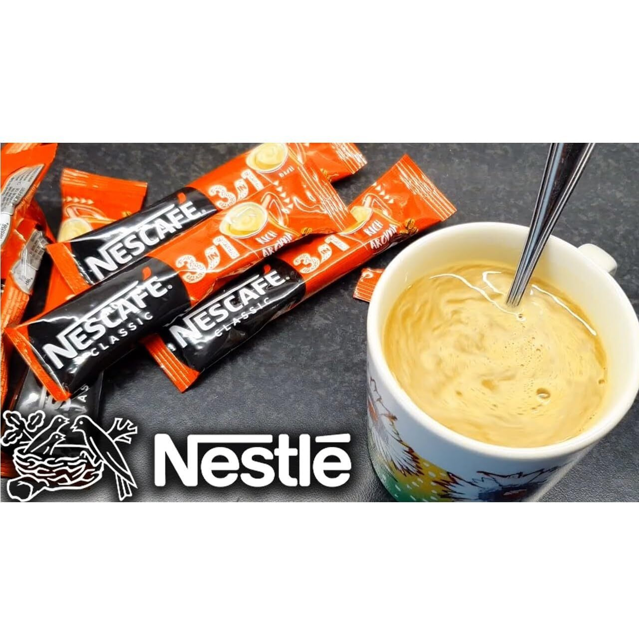 Nescafe 3 In 1 Original 18 Sachets Each Instant Coffee 17.5Gm, Powder, Box