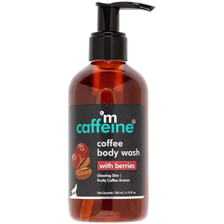 Mcaffeine Coffee Body Wash With Berries | De-Tan & Deep Cleansing Shower Gel | Enriched With Vitamin C |For All Skin Types | For Both Men & Women - 200Ml
