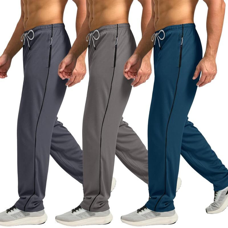 Pinkmint Track Pant For Men Spendex Regular Fit Active Wear Jogger L Sports Wear L Gym Track Pants (Pack Of 3)