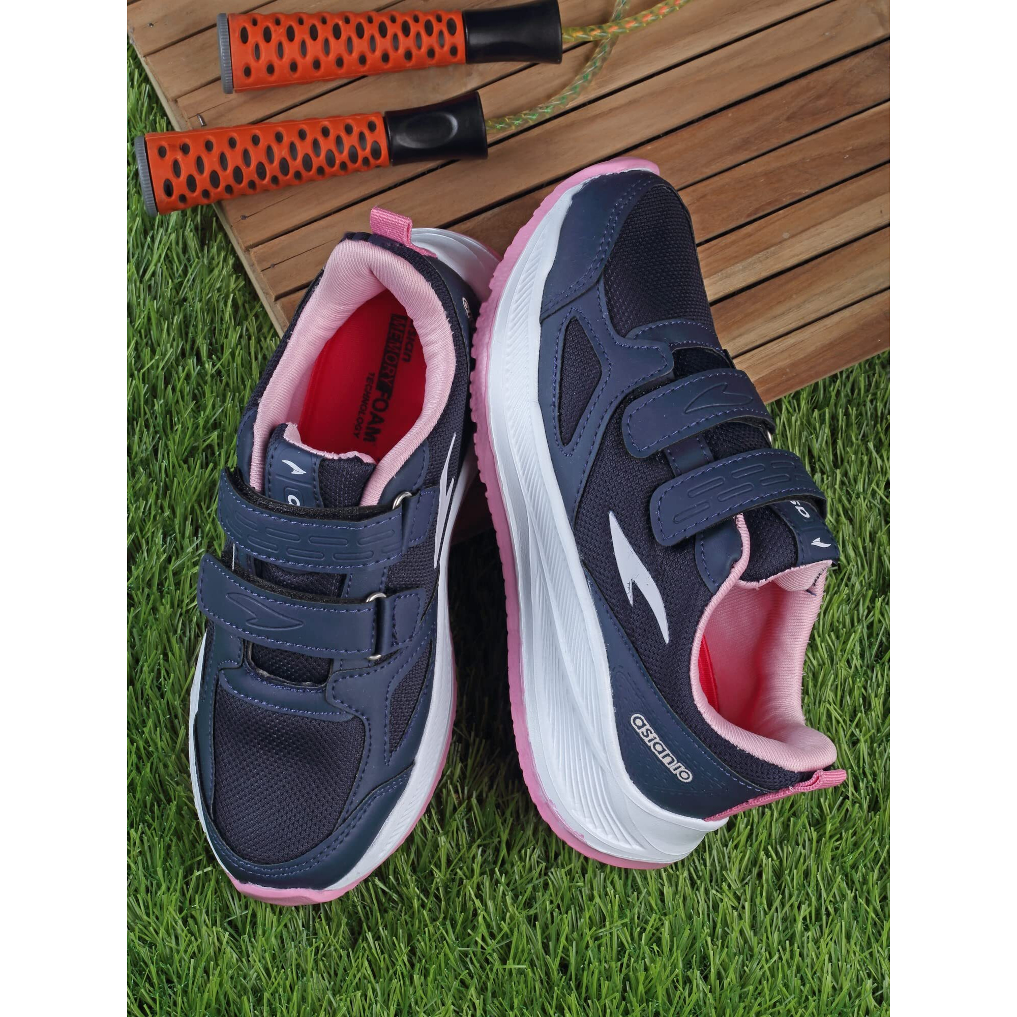 Asian Firefly-10 Sports & Casual Slip-On Lightweight Shoes For Women & Girl's, Multicolor - 8 Uk