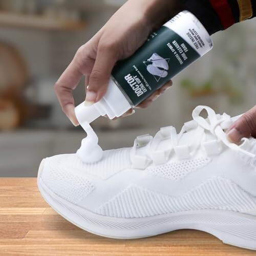 Doctor Extra Soft Sports & Sneaker Care Kit | It Includes 150 Ml Cleaner, Brush & Microfiber Cloth| Shoe Foam Quickly Remove Dirt & Stains Shoes Like White/Canvas/Tennis/Trainers/Nubuck/Suede/Loafers