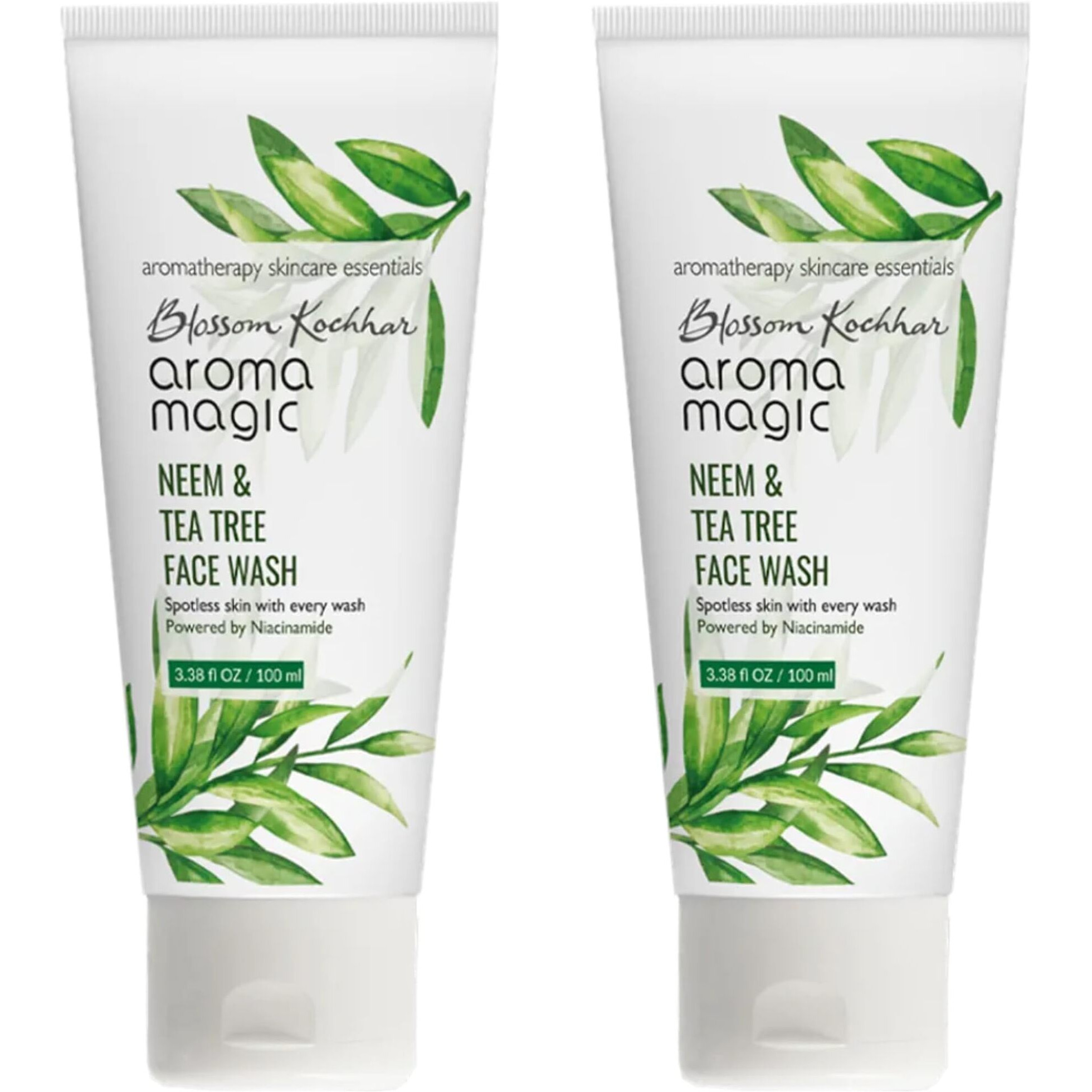 Aroma Magic Neem And Tea Tree Face Wash (Pwrd By Niacinamide) 100 Ml (Pack Of 2)