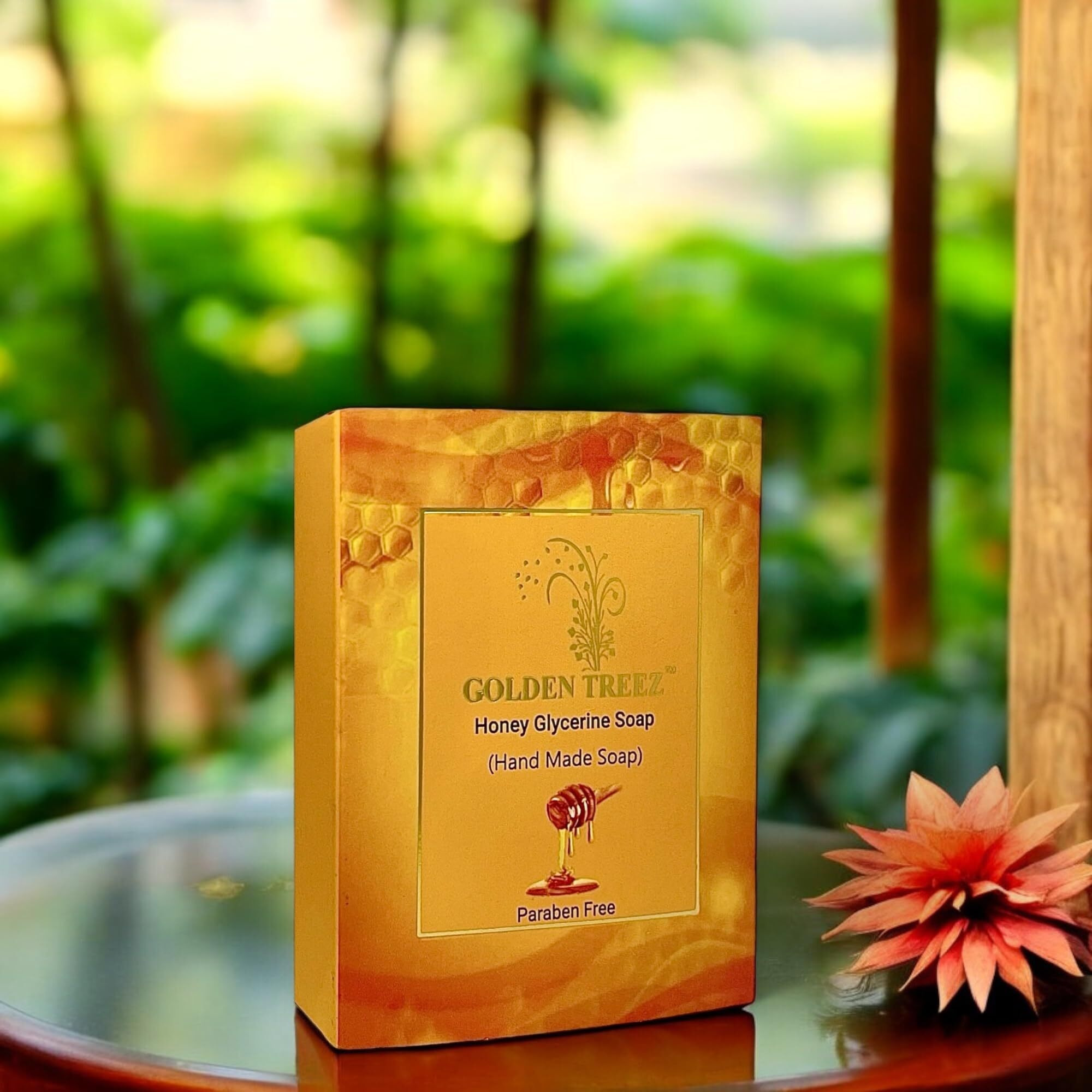 Golden Treez Honey Handmade Bath Soap For Tan Removal, Acne (Pimples) Natural, Bathing Soap For Men And Women-115 Gm (Pack Of 3)