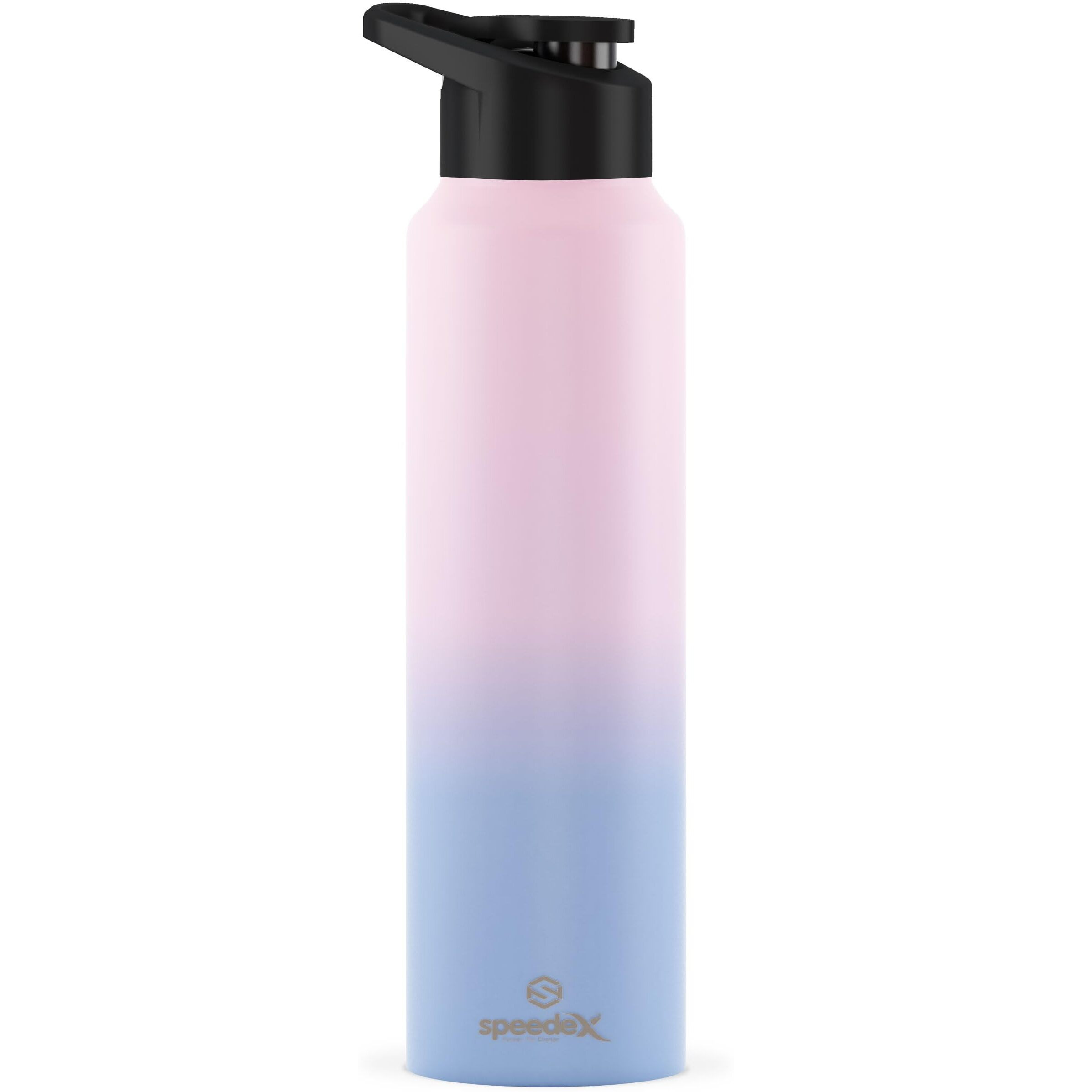 Speedex Stainless Steel Water Bottle 1 Litre, Leakproof Sipper Cap 1 Ltr, Dual Pink Blue, Bottles 1+ Litre For School, Gym, Office, Boys, Girls, Men, Women, Kids 1Ltr - 1000 Ml - Set Of 3