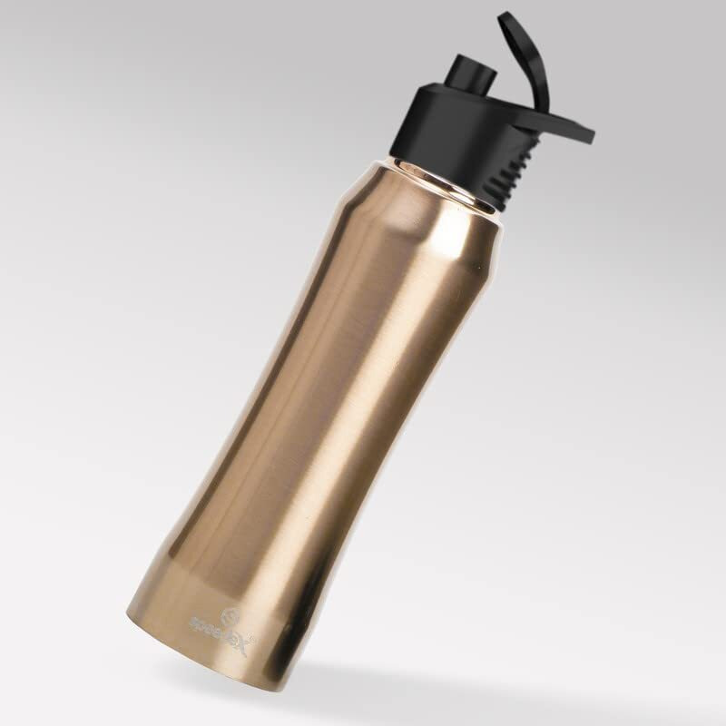 Speedex Stainless Steel Water Bottle 1 Litre, Leakproof Sipper Cap 1 Ltr, Copper Gold, Bottles 1+ Litre For School, Gym, Office, Boys, Girls, Men, Women, Kids, Fridge 1Ltr - 1000 Ml - Set Of 3