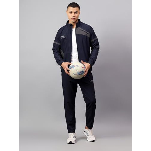 Shiv Naresh Track Suit For Men | Regular Fit | Sports Wear | Moisture Wicking |Sntsw109M|Navy/Dark Grey, Sports Suit