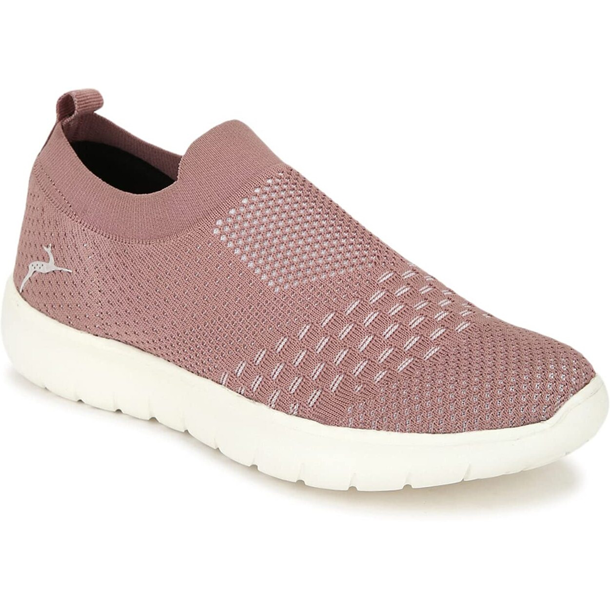 Marc Loire Slip-On Sneakers For Women, Lightweight & Comfortable Walking Sports Shoes Without Laces, Onion, 5 Uk