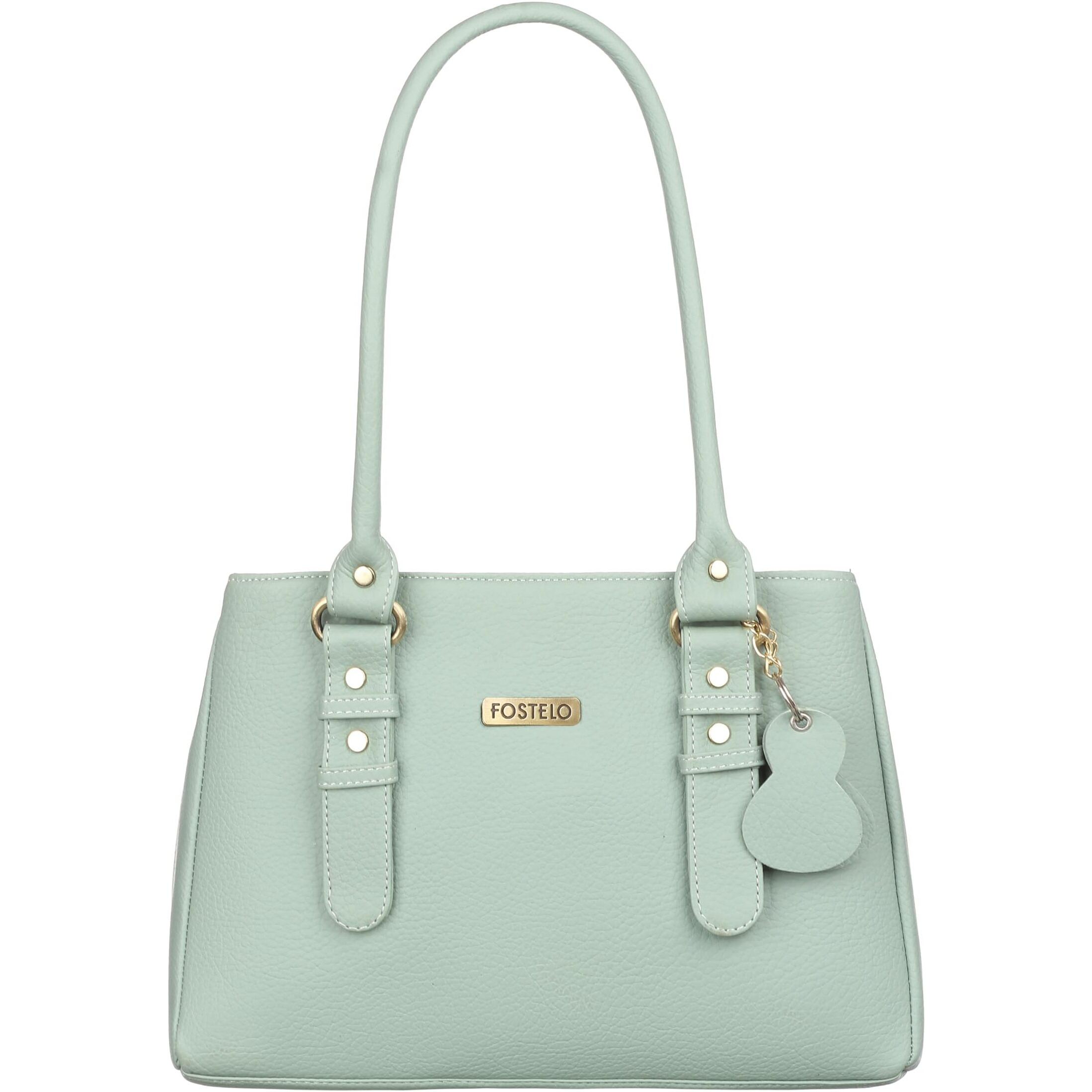 Fostelo Women's Vegan Leather River Side Handbag Shoulder Hobo Bag Ladies Purse (Pista Green) (Large)
