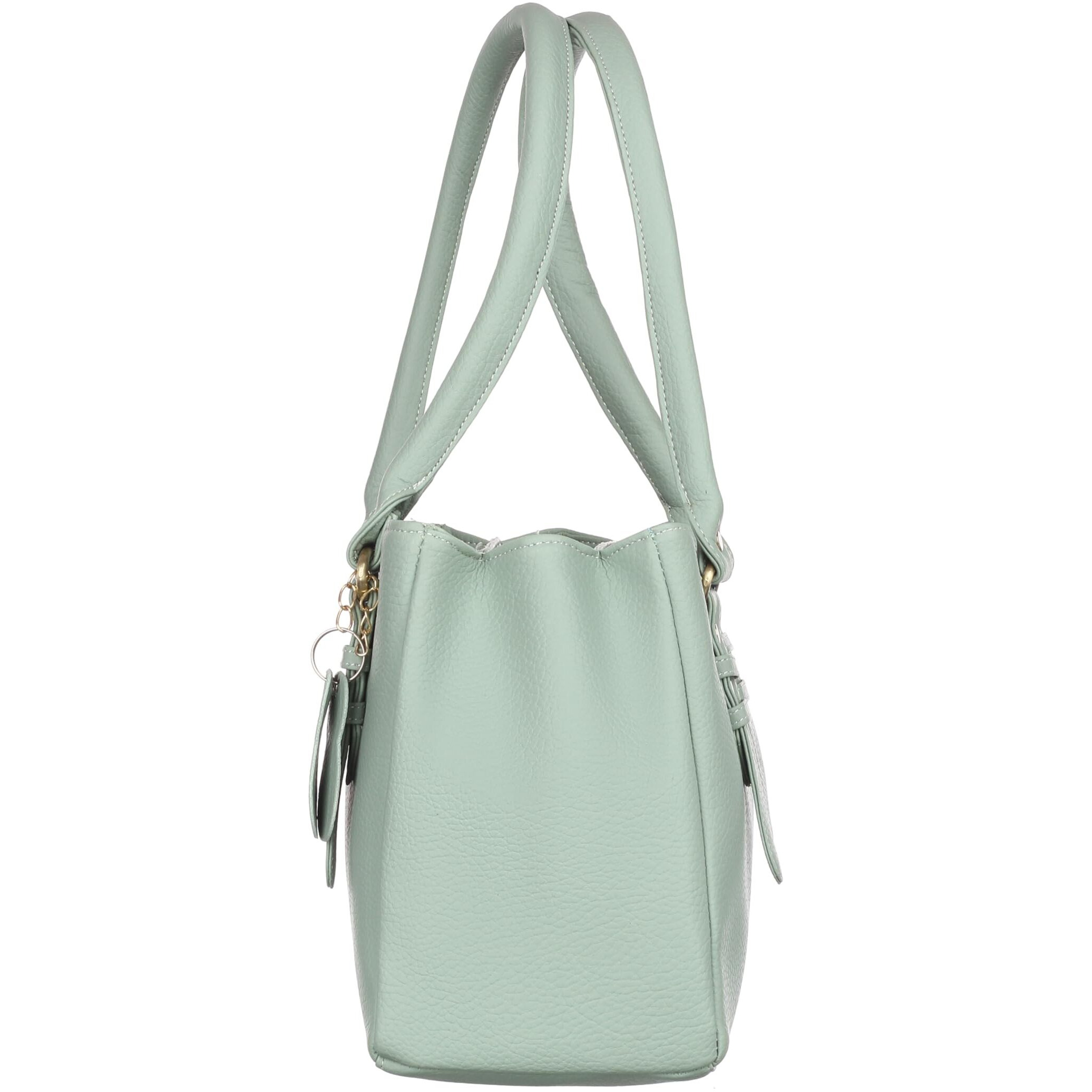 Fostelo Women's Vegan Leather River Side Handbag Shoulder Hobo Bag Ladies Purse (Pista Green) (Large)