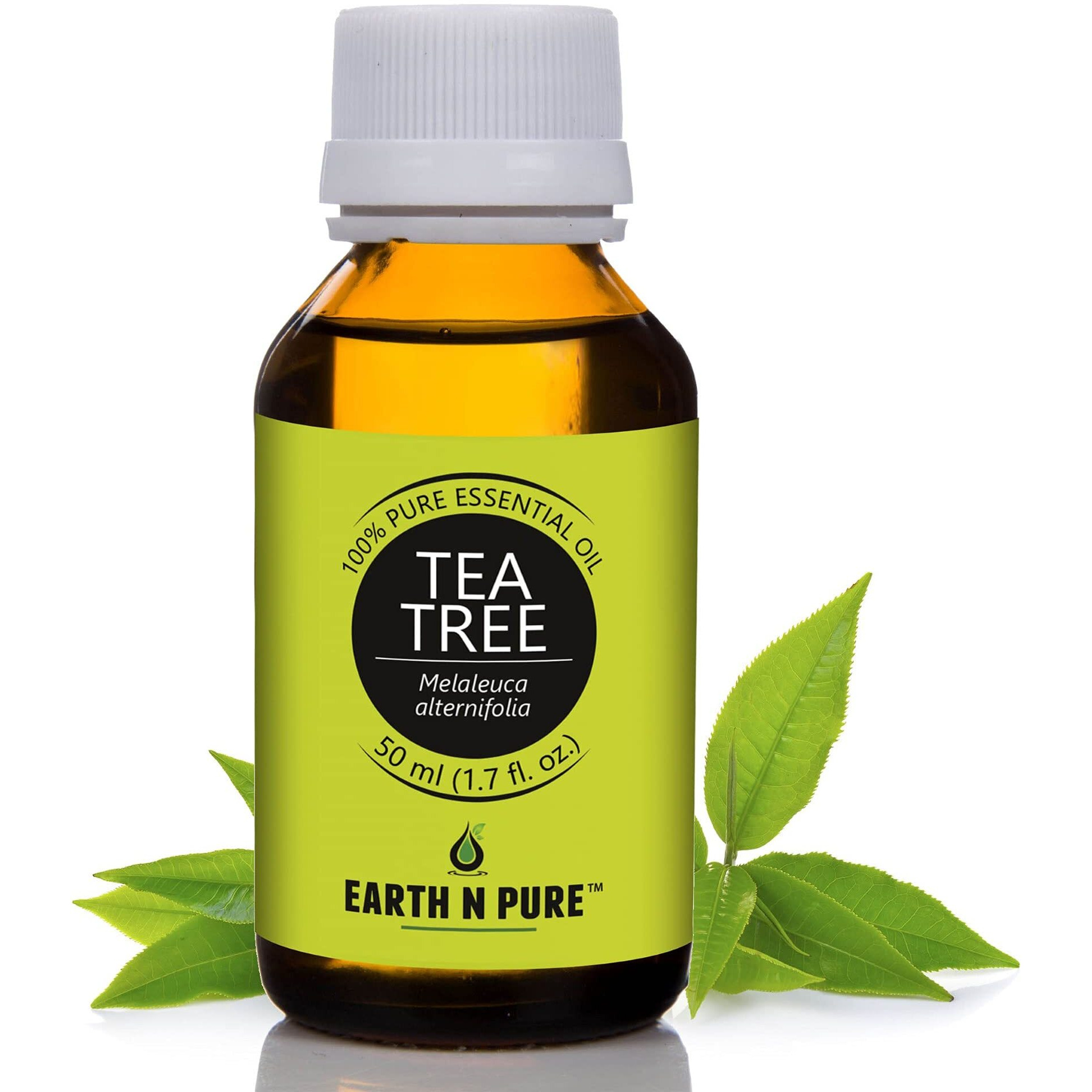 Earth N Pure Tea Tree Essential Oil For Scalp Care, Skin Care And Relief From Acne And Pimples | 50 Ml