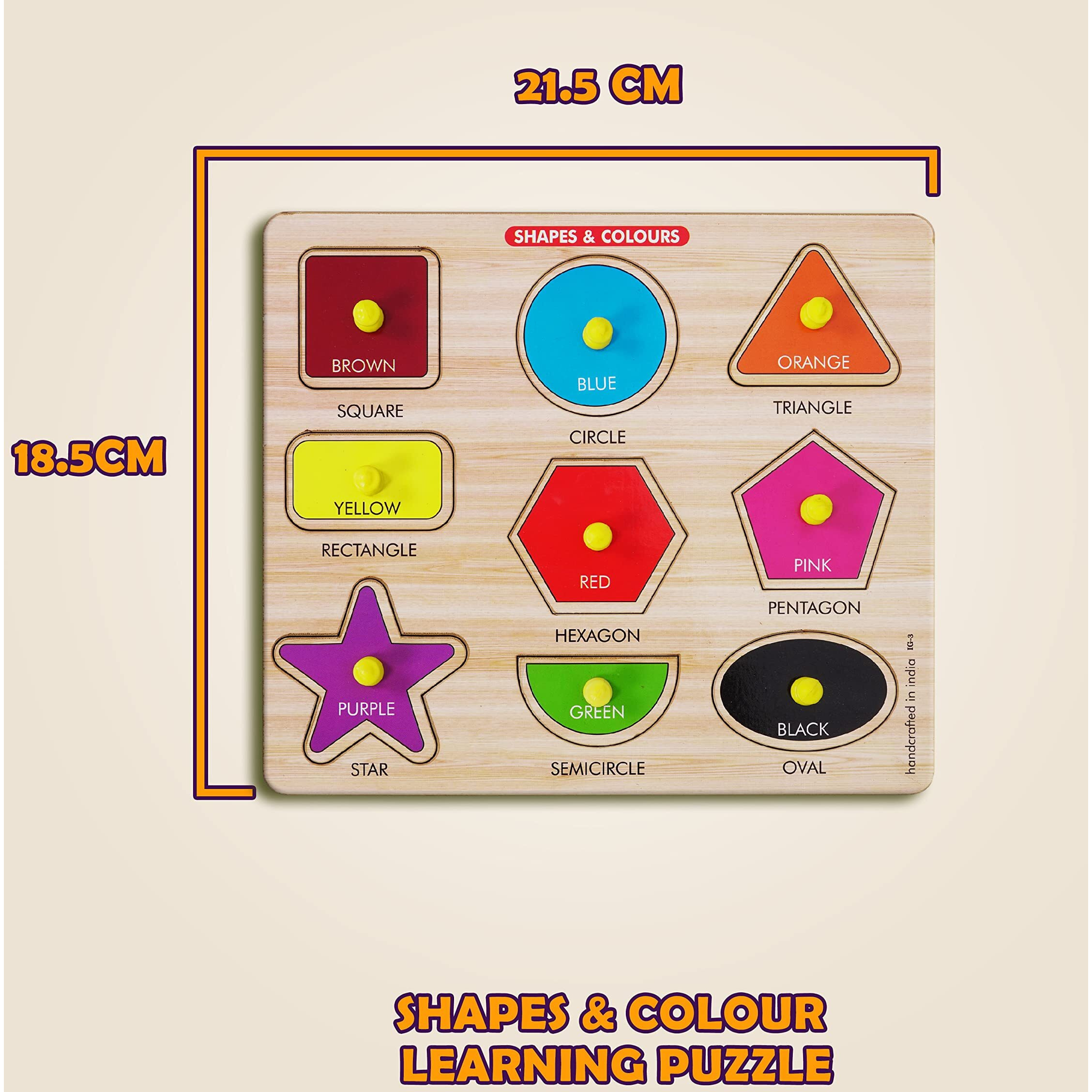 Bitfeex Wooden Puzzle Set Wooden Toys For Kids 3 + Jigsaw Puzzles For Adults Baby Learning Toys Educational Toys For 2 Board Game