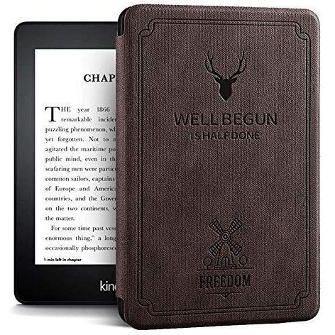 Proelite Smart Deer Flip Case Cover For Amazon Kindle Paperwhite 6.8" 11Th Generation (Coffee) [Fits Signature Edition Also]