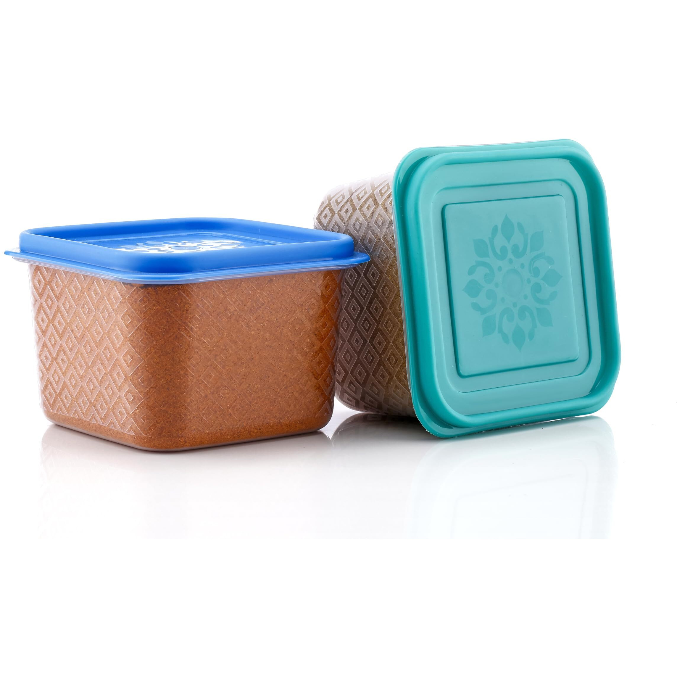 Hindstar Multipurpose Plastic Storage Jars And Kitchen Mate Classic Containers | Bpa-Free, Airtight Kitchen Container Set For Spices, Grains - Transparent (500Ml, 750Ml, 1000Ml, Set Of 12)
