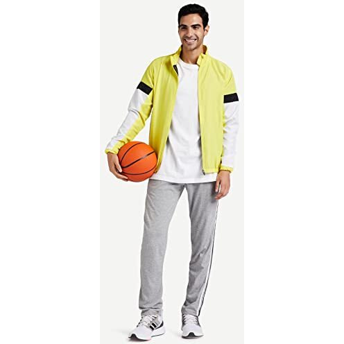 Amazon Brand - Symbol Men's Track Pant | Casual Night Wear | Sweatpants | Pajama (Sports | Gym | Yoga) - Regular Fit (Grey Melange_4Xl)