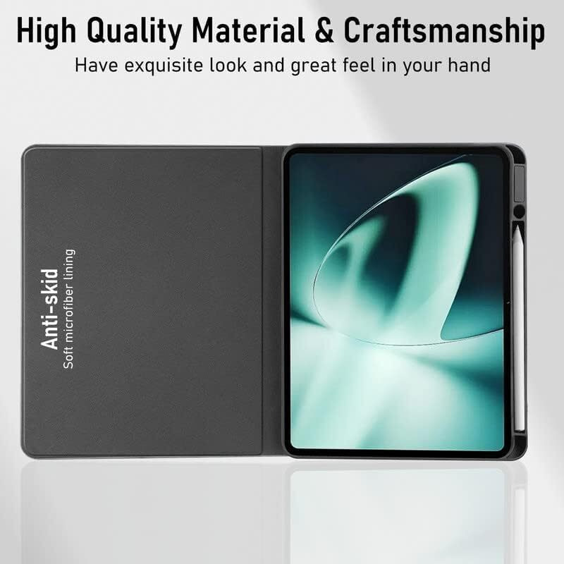 Proelite Cover For Xiaomi Mi Pad 6 Cover, Deer Multi Angle Flip Case Cover With Pen Holder For Xiaomi Pad 6 11 Inch, Support Auto Sleep Wake, Coffee