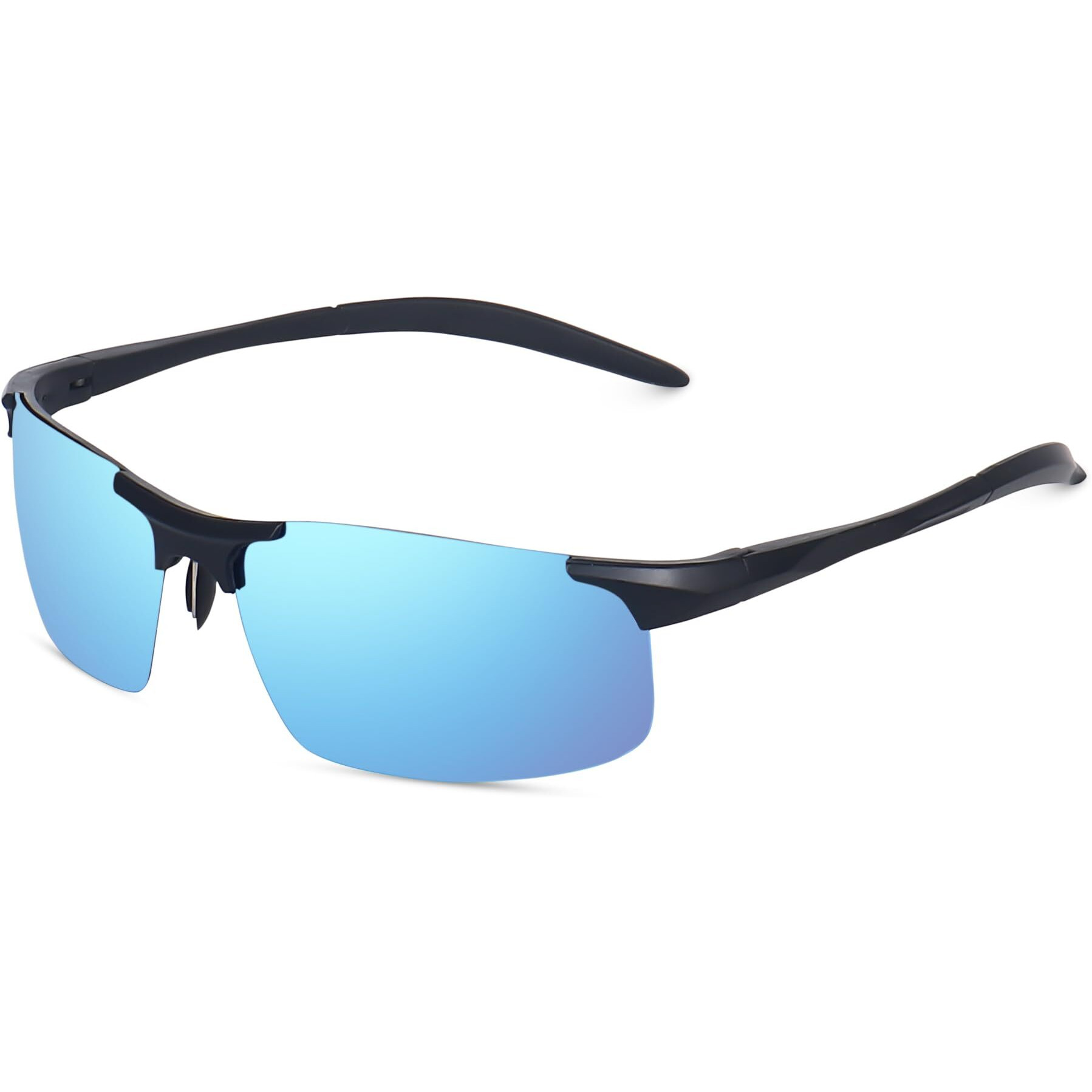 Dervin Uv Protected Polarized Sports Sunglasses For Men & Women | Ideal For Driving, Cycling, Biking & Cricket (Blue)