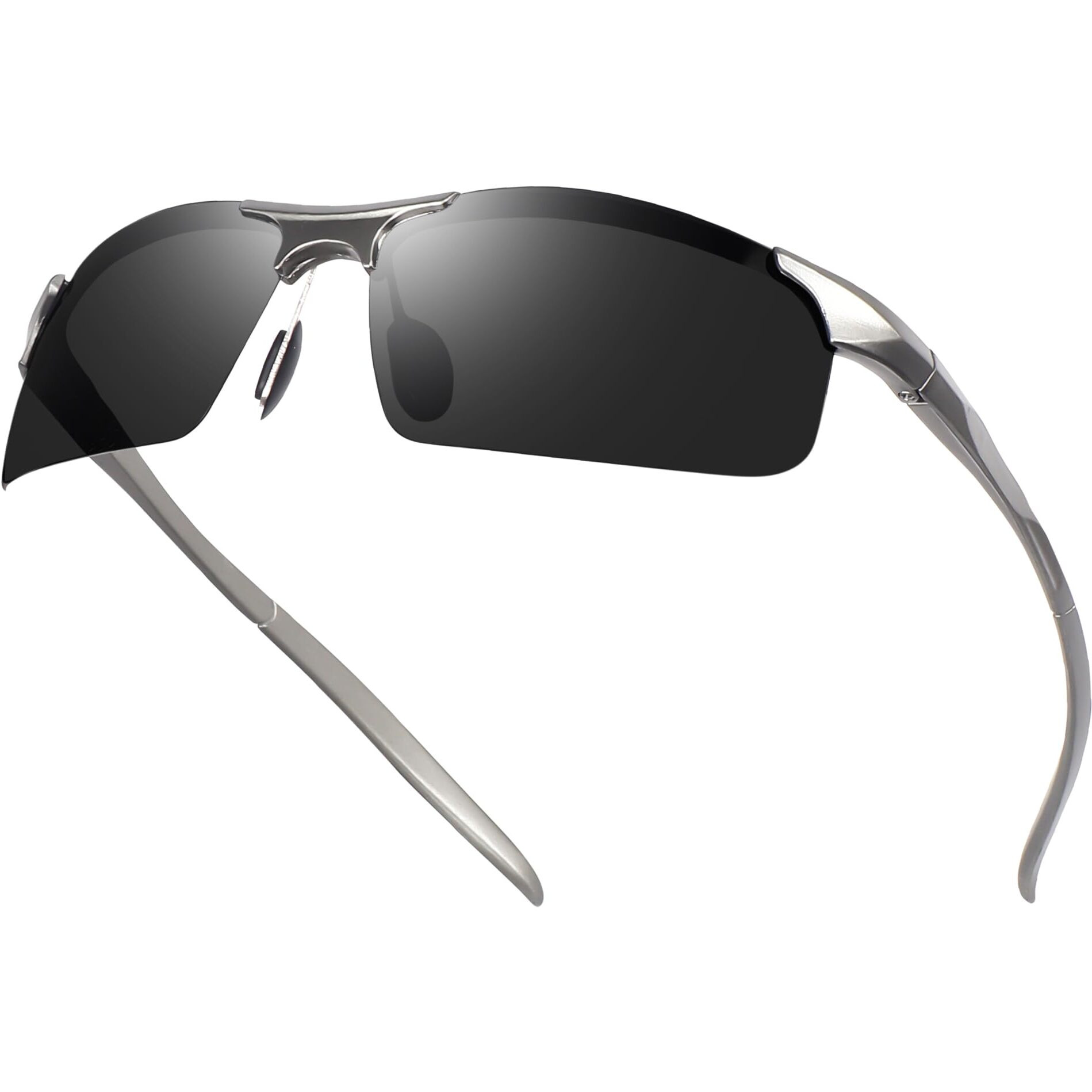 Dervin Uv Protected Polarized Sports Sunglasses For Men & Women | Ideal For Driving, Cycling, Biking & Cricket (Black)