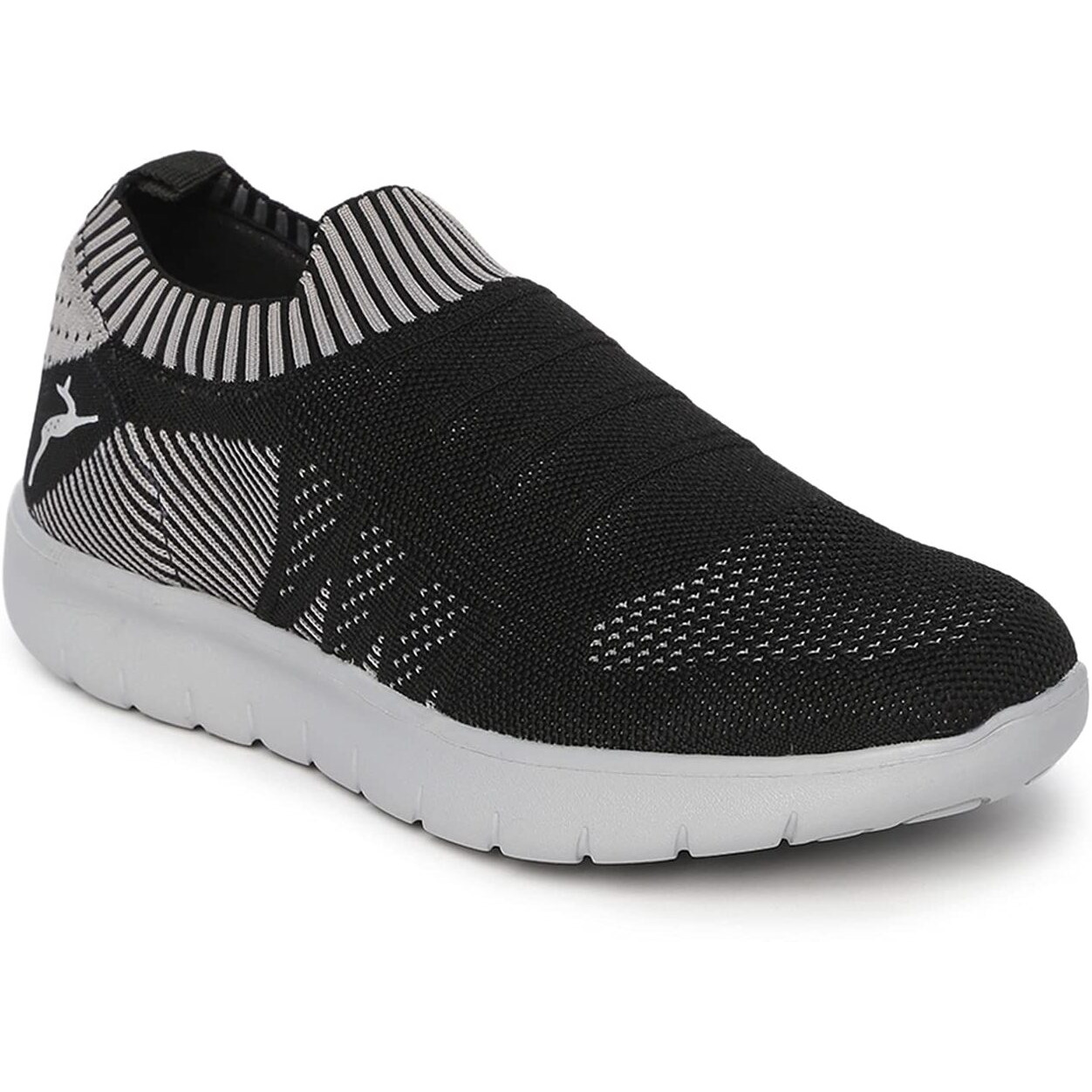 Marc Loire Slip-On Sneakers For Women, Lightweight & Comfortable Walking Sports Shoes Without Laces Black - 3 Uk