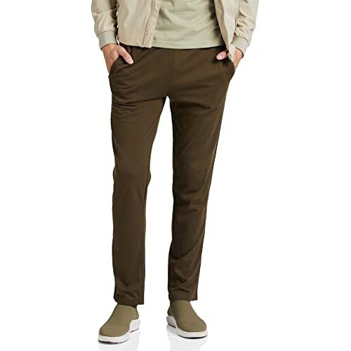 Amazon Brand - Symbol Men's Track Pant | Casual Night Wear | Sweatpants | Pajama (Sports | Gym | Yoga) - Regular Fit (Olive_2Xl)