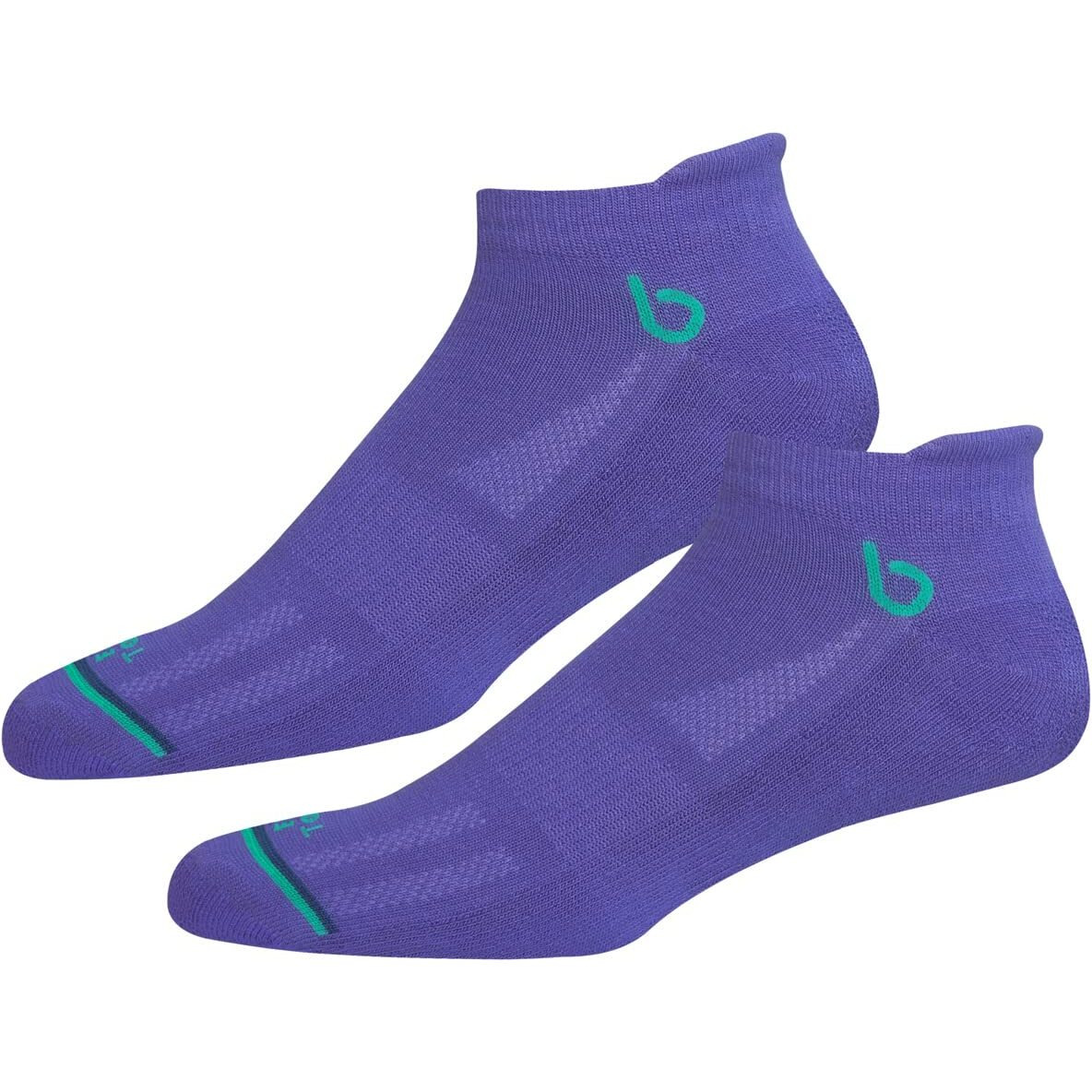 Bambos Eco Touch Women's Bamboo Ankle Sports Socks For Running & Gym, Pack Of 3, Multicolor, Free Size