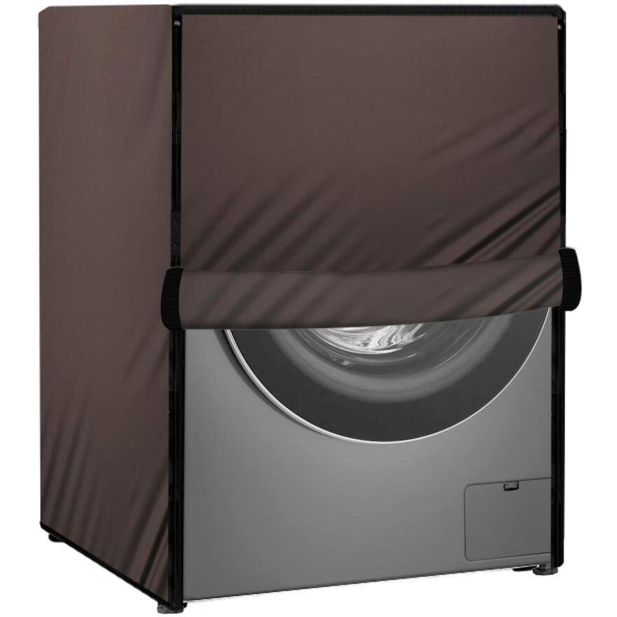 Stylista Washing Machine Cover Compatible For Front Load Ifb Senator Aqua Sx - 8 Kg Coffee