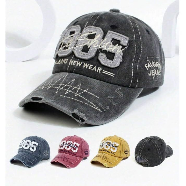 Handcuffs Stylish Cotton Adjustable Baseball Cap For Men And Women, Embroidered Unisex Cap For Summers (Yellow)