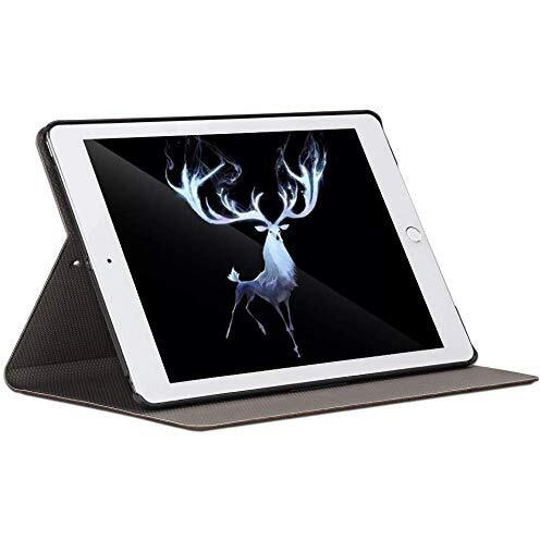 Proelite Smart Deer Flip Case Cover For Apple Ipad 2019 10.2" 9Th Gen (2021) 8Th Gen/7Th Gen, Coffee