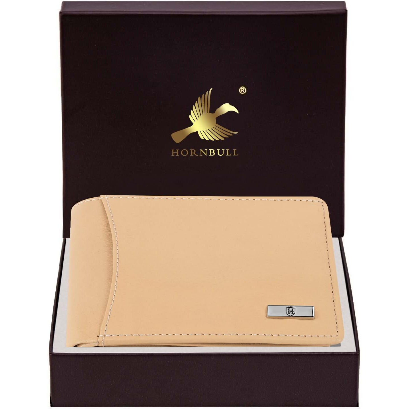 Hornbull Vegas Dune Wallet For Men | Men's Leather Wallet, Beige