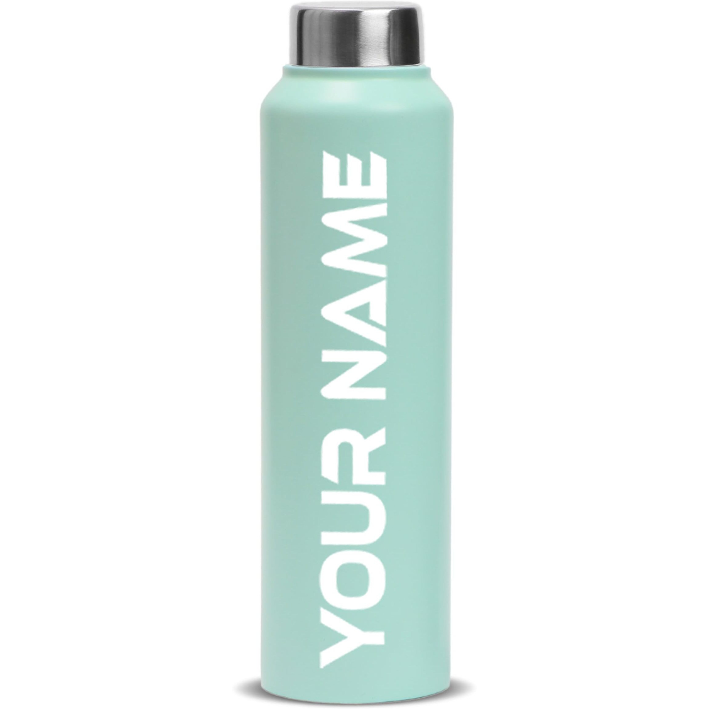 Speedex Stainless Steel Water Bottle 1 Ltr For Kids, Boys, Girls, 1 Litre Bottles For Gym, Sports, Fridge Use, School & Office - 1000Ml, Pastel Green Colour, Steel Cap