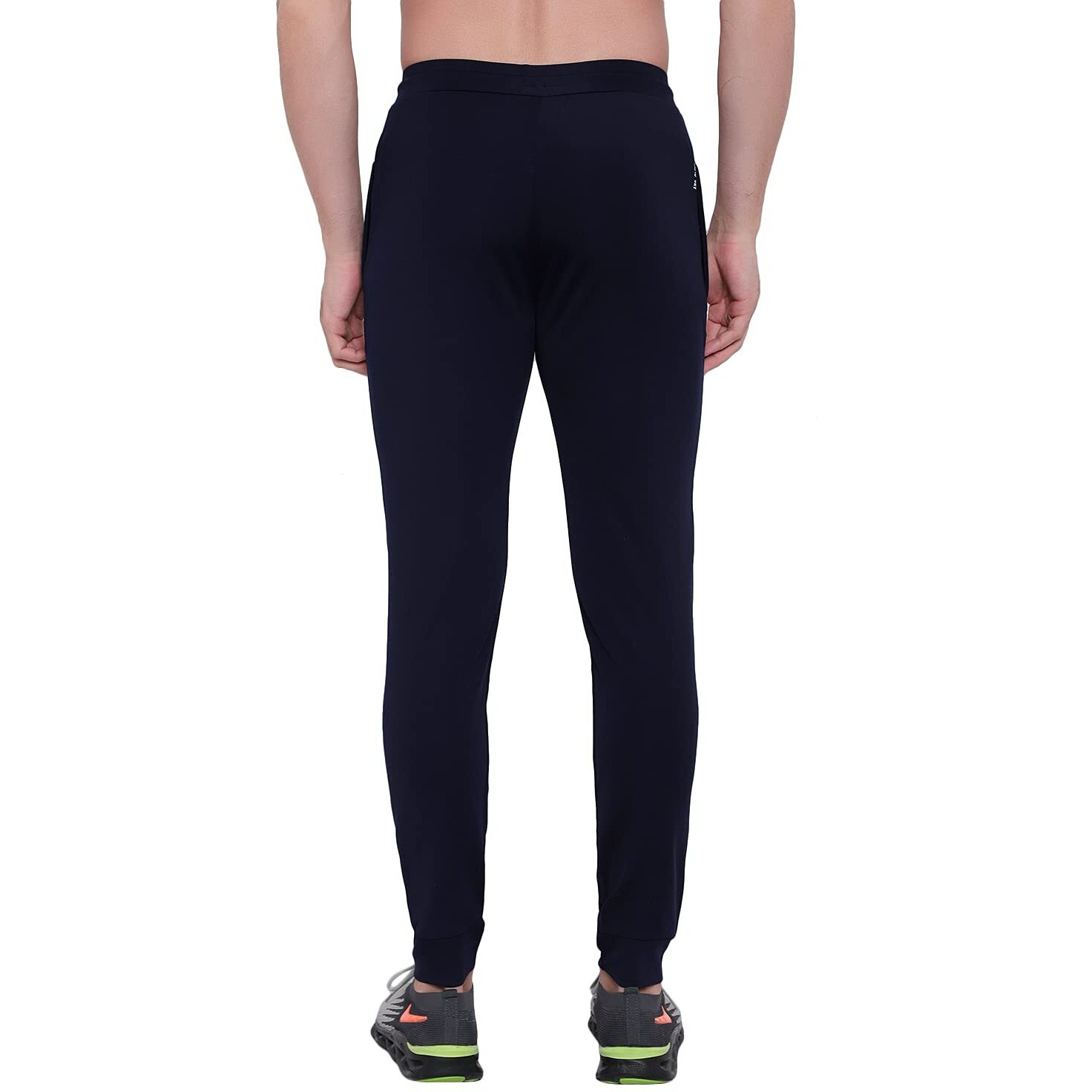 Blue Star Shark Men's Slim Fit Track Pants  Joggers For Running, Gym, Sports, And Casual Wear | Multipurpose Activewear Lower For Men & Boys | Stylish Summer Trousers & Night Pants, Blue, M