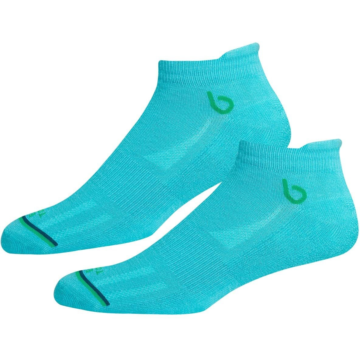 Bambos Eco Touch Women's Bamboo Ankle Sports Socks For Running & Gym, Pack Of 3, Multicolor, Free Size