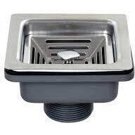 Evanex 18 X 16 X 10 Inches Handmade Matt Finish Single Bowl 304 Grade Stainless Steel Kitchen Sink/Basin For Kitchen With Square Drainer And Ss Fruit Basket
