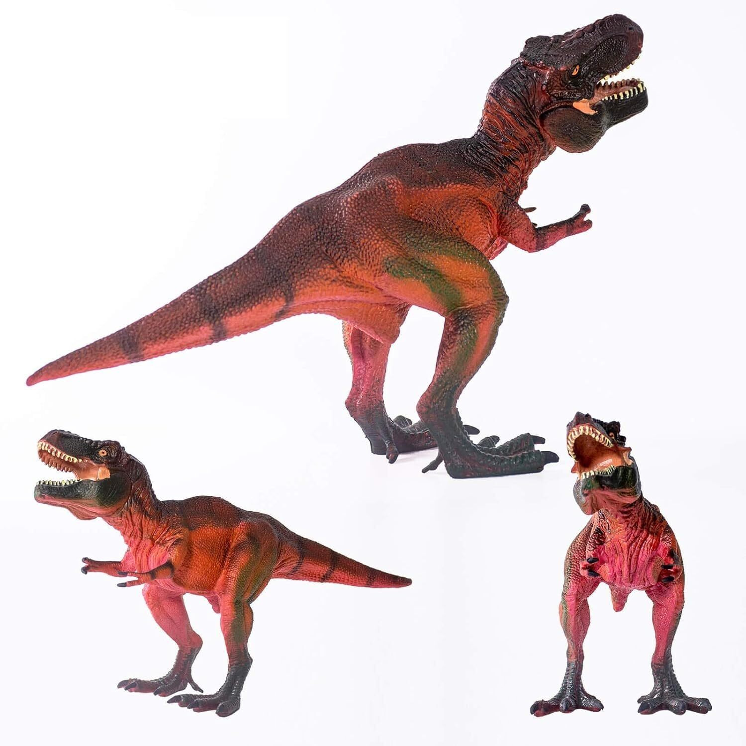 Super Toy Tyrannosaurus Rex Jumbo Dinosaur Toy For Kids 3-12 Years Big Size 10 Inch Realistic Dinosaur Action Figure Educational Wild Animal Toys For Boys & Girls